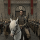 Actor Marc Rissmann as the leader of the Golden Company mercenaries, who I want to call... Bertie? Bertie.